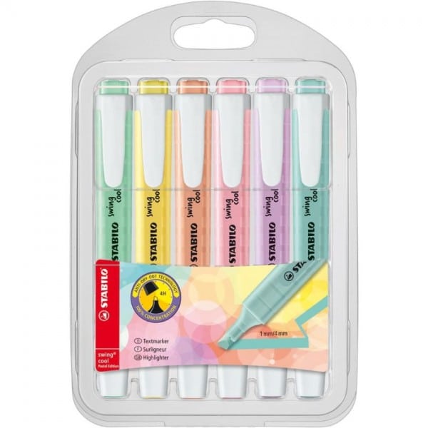 Stabilo Swing Cool Pastel markers, 6st.