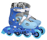 Skids control Inline skates verstelbaar lichtblauw maat 30-33