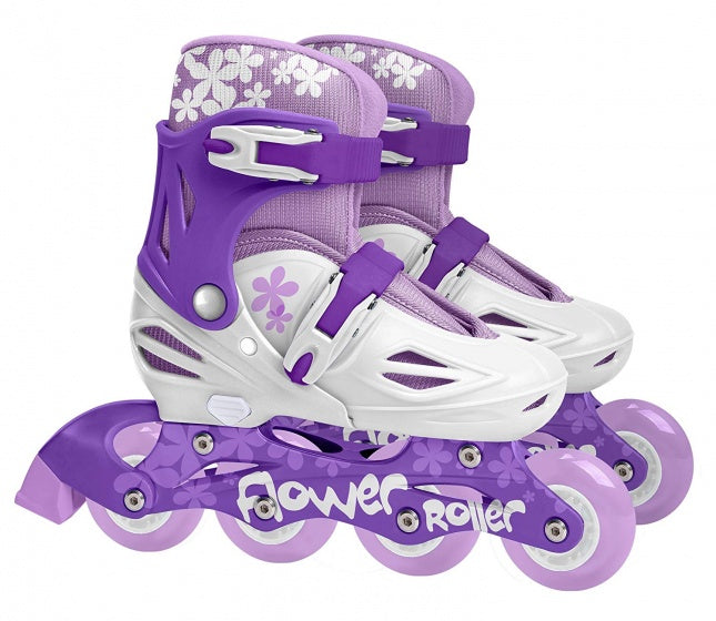 Skids Control en ligne patins réglable blanc violet taille 30 33