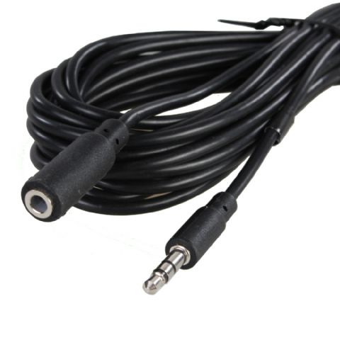 Benel Stereo Audioextraktion Kabel 3,5 mm männlich 3,5 mm weiblich 5m