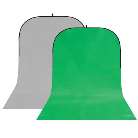 Studioking Hintergrundboard BBT-03-10 Grey Green 400x150 cm