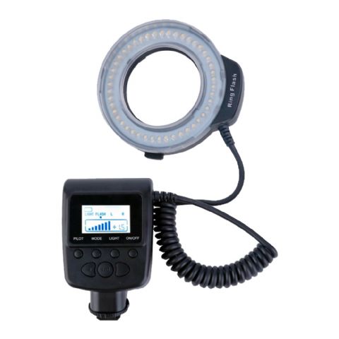 Studioking makro LED ringelampe med flash RL-130