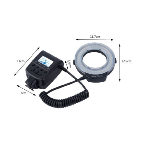 Studioking makro LED ringelampe med flash RL-130