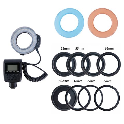 Studioking makro LED ringelampe med flash RL-130