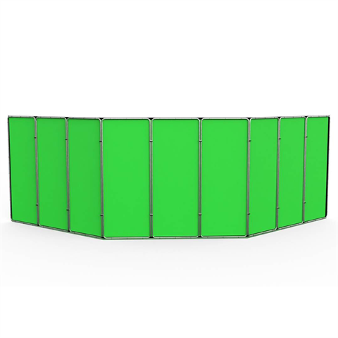 Studioking Panoramic Bakgrund Green Screen FSF-240900PT 240x900cm