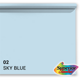 Overlegen bakgrunnspapir 02 Sky Blue 1,35 x 11m