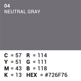 Superior Achtergrondpapier 04 Neutral Grey 1,35 x 11m