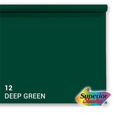 Superior background paper 12 Deep Green 1.35 x 11m