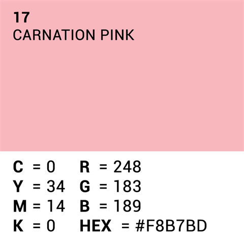 Superior Hannergrondpabeier 17 Cardnation Pink 1.35 x 11m