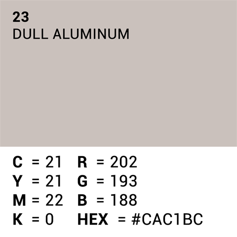 Överlägsen bakgrundspapper 23 Dull aluminium 1,35 x 11m