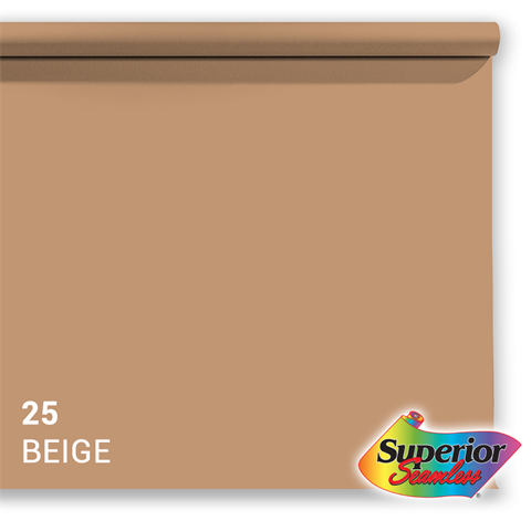 Carta di sfondo superiore 25 beige 1,35 x 11m