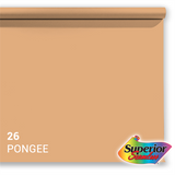 Papier de fond supérieur 26 Pongee 1,35 x 11m