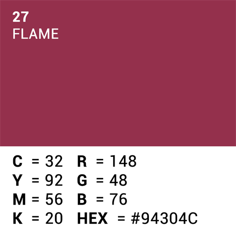 Overlegen bakgrunnspapir 27 Flamme 1,35 x 11m