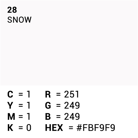 Vynikající pozadí papír 28 Snow 1,35 x 11m