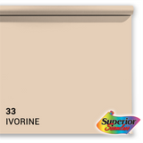 Papier de fond supérieur 33 ivorine 1,35 x 11m