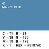 Vorgesetzter Hintergrundpapier 41 Marine Blue 1,35 x 11m