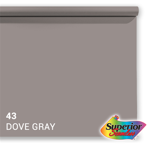 Överlägsen bakgrundspapper 43 Dove Gray 1,35 x 11m