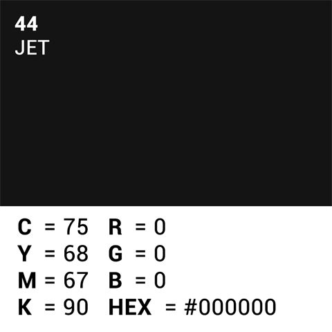 Vrhunski papir za ozadje 44 Jet črna 1,35 x 11m