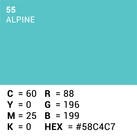 Överlägsen bakgrundspapper 55 Alpin 1,35 x 11m