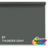 Papier d'arrière-plan supérieur 57 Thunder Grey 1,35 x 11m