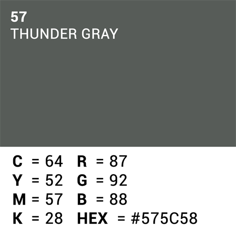 Vrhunski papir za ozadje 57 Thunder Grey 1,35 x 11m