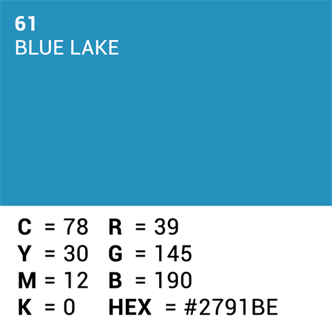 Överlägsen bakgrundspapper 61 Blue Lake 1,35 x 11m