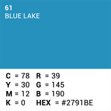 Vorgesetzter Hintergrundpapier 61 Blue Lake 1,35 x 11m