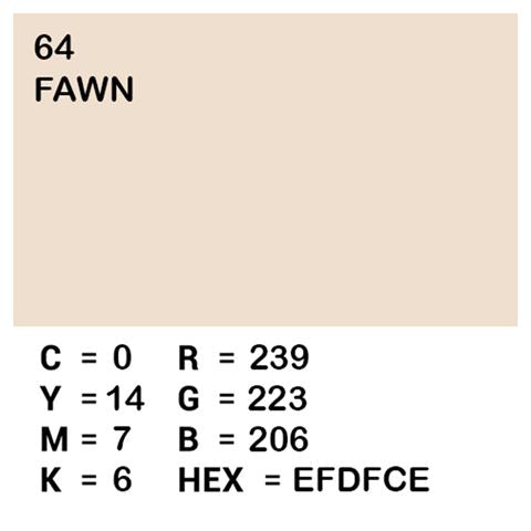 Överlägsen bakgrundspapper 64 Fawn 1,35 x 11m