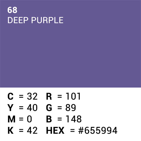 Papier de fond supérieur 68 Purple Deep 1,35 x 11m