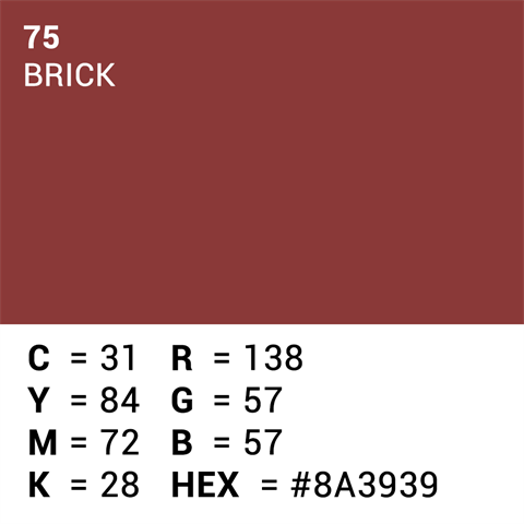 Överlägsen bakgrundspapper 75 tegel 1,35 x 11m