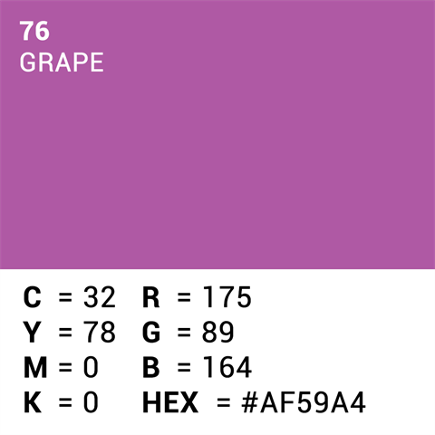 Superior Hannergrondpabeier 76 Grape 1.35 x 11m