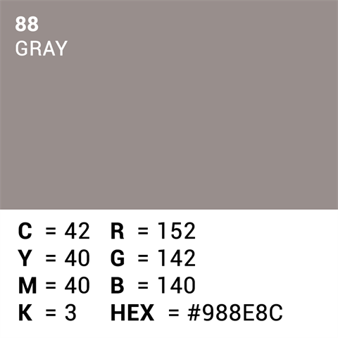 Superior Achtergrondpapier 88 Grey 3,56 x 15m