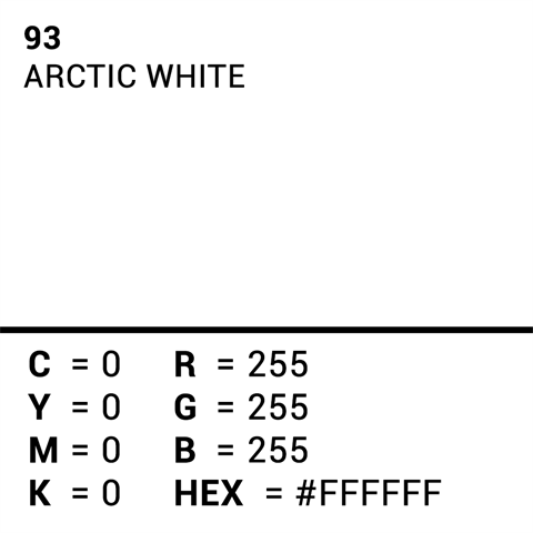 Papier d'arrière-plan supérieur 93 ARCTIC BLANC 1,35 x 11M