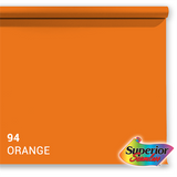 Überlegener Hintergrundpapier 94 Orange 1,35 x 11m