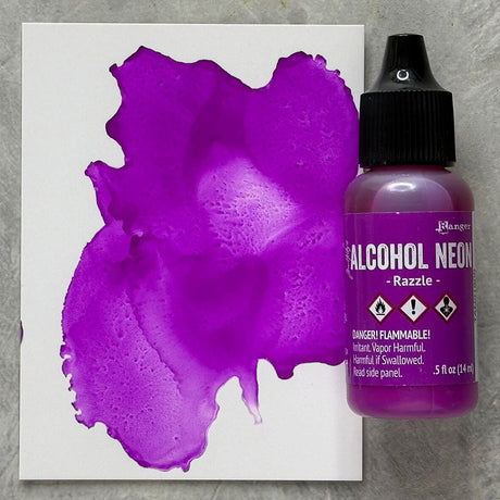 Ranger ink ranger • tim holtz alcohol neon ink razzle 14ml