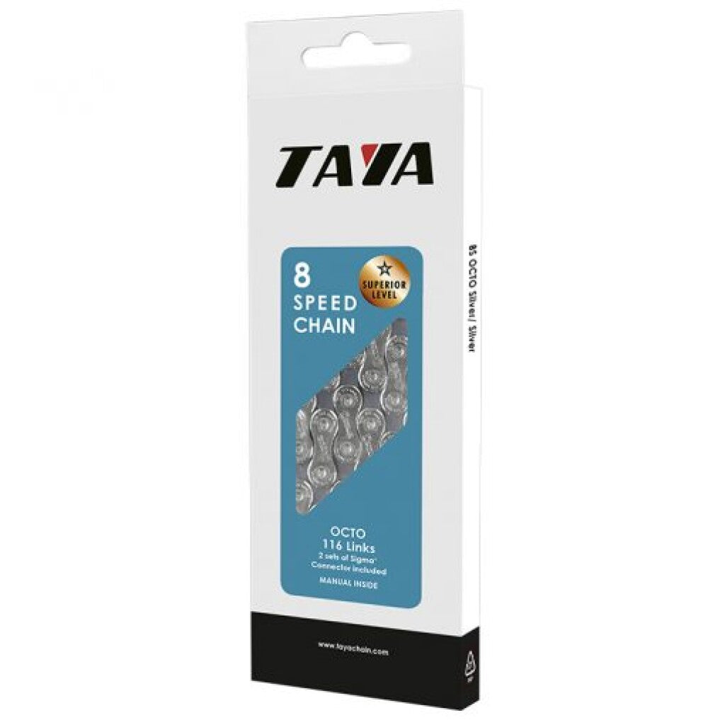 Taya halskæde 1 2x3 32 7-8 Speed ​​116 Links Silver