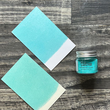 Ranger ink ranger • tim holtz, esmalte em relevo, pátina recuperada