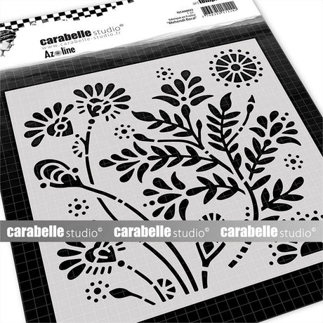 Carabelle Studio • stencil véiereckege 15,2cm mehendi floral