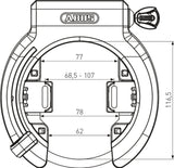 Abus Granit x-plus 6950m nr am Frame Lock