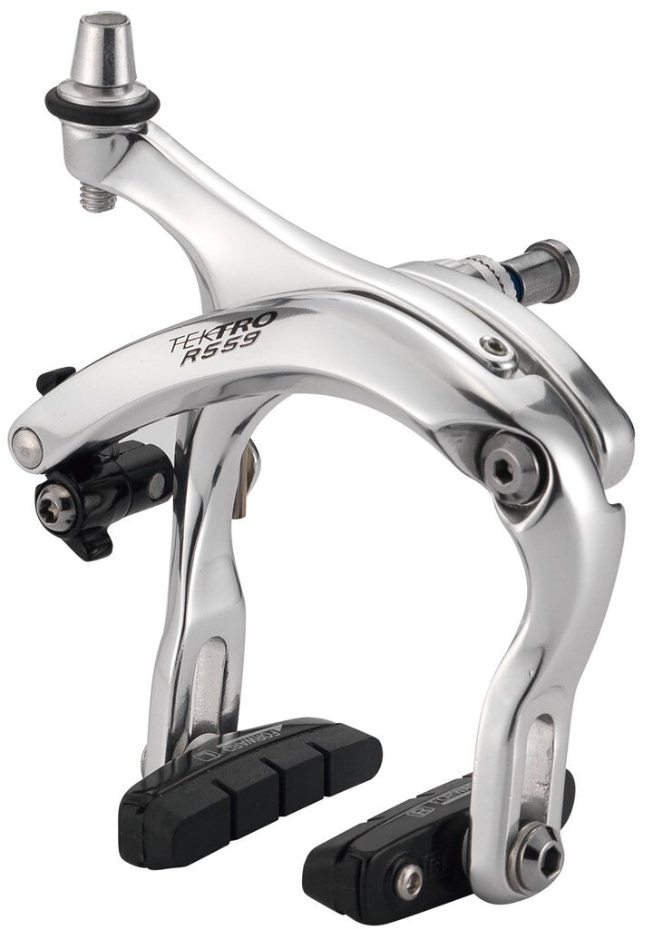 Tectro Brake Set Caliper R559 med brakepad P477 bakom silver