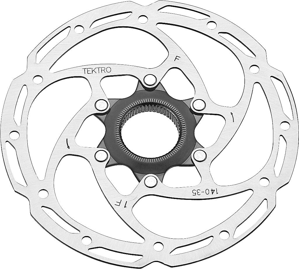 KT TR140-35 Bremsbrems-Drav-Rotor Ø140mm Centerlock Silber