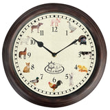 Esschert design clock with animal sounds