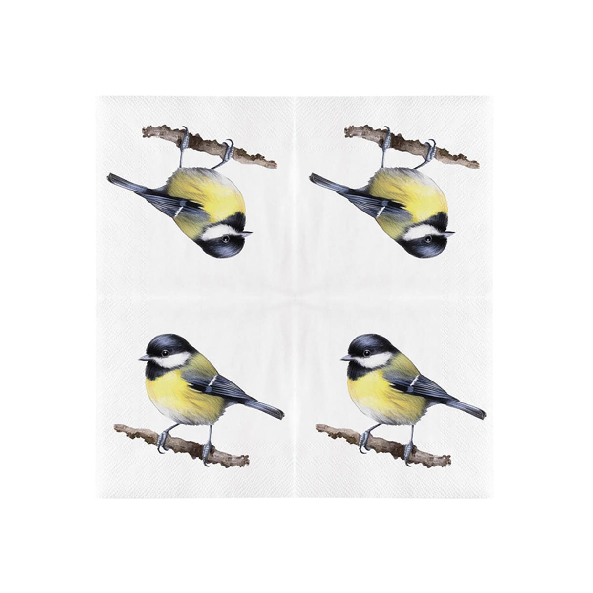 Esschert design napkins great tit 33cm