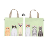 Esschert design boodschappentas katten 40x40x14,5cm
