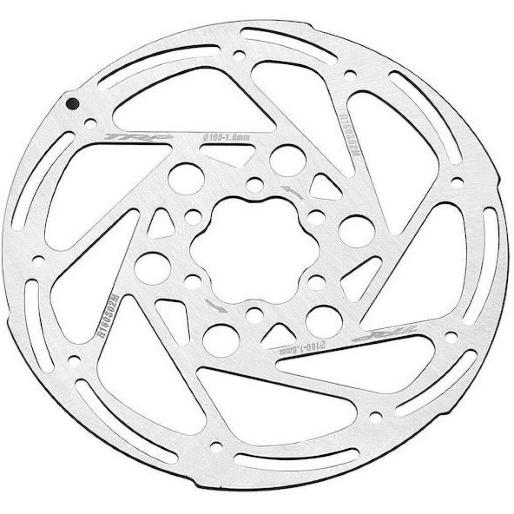 Láser de disco de freno shimano Ø160 mm de plata de 6 hoyos