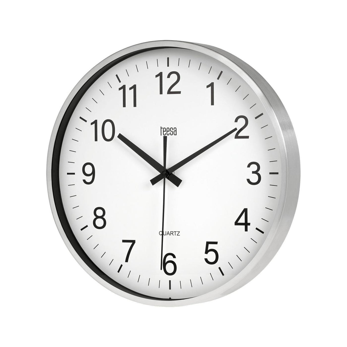 Teesa wall clock ø30cm silver