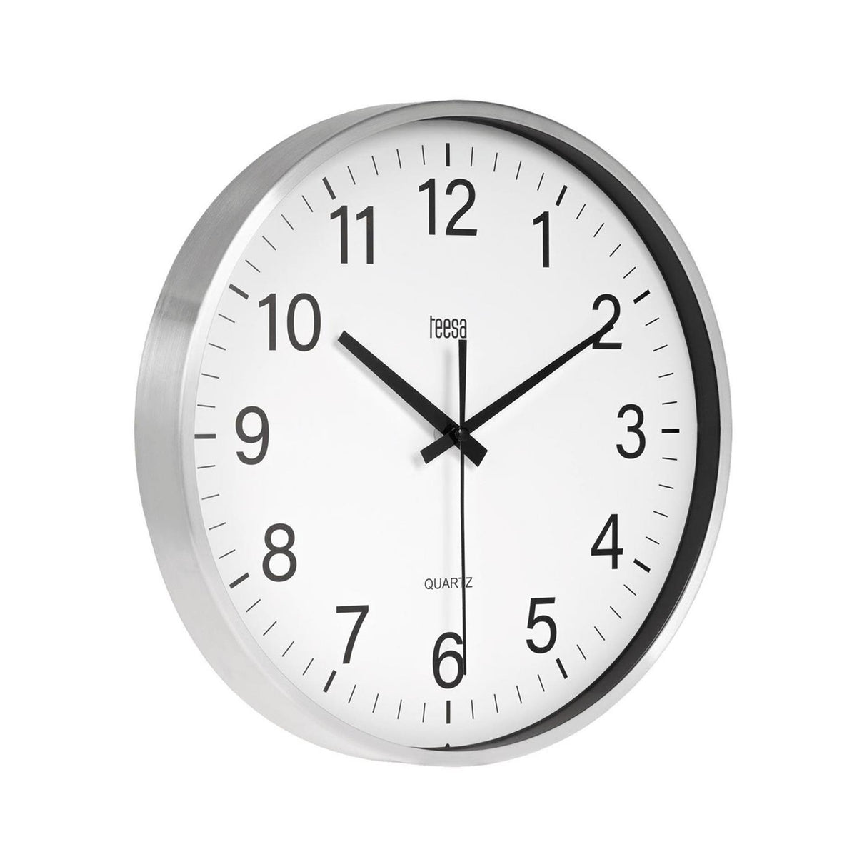 Teesa wall clock ø30cm silver
