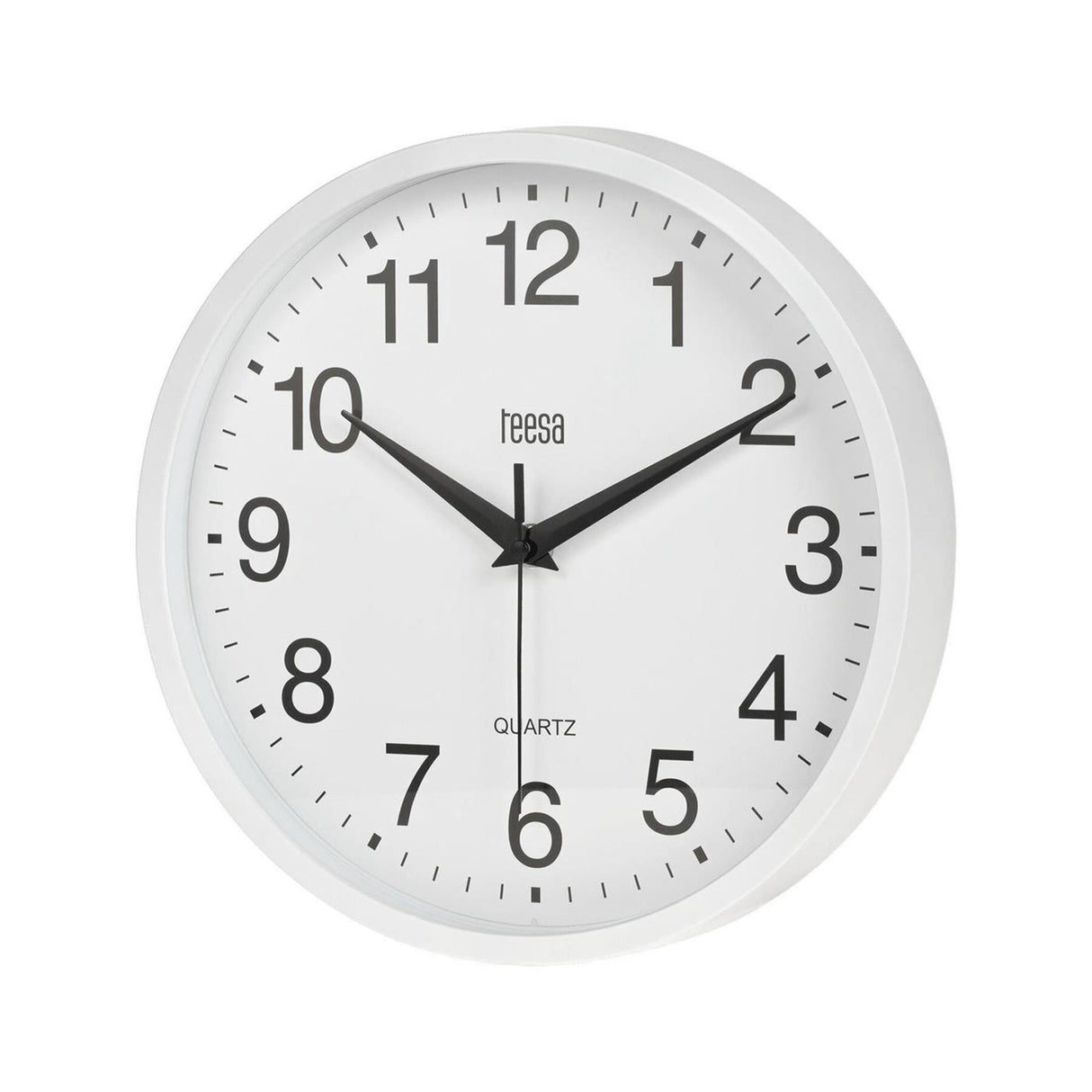 Teesa wall clock ø25cm white
