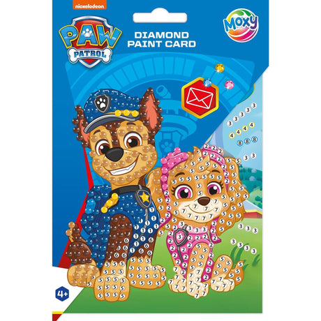 Creative craft group moxy paw patrol diamond painting card