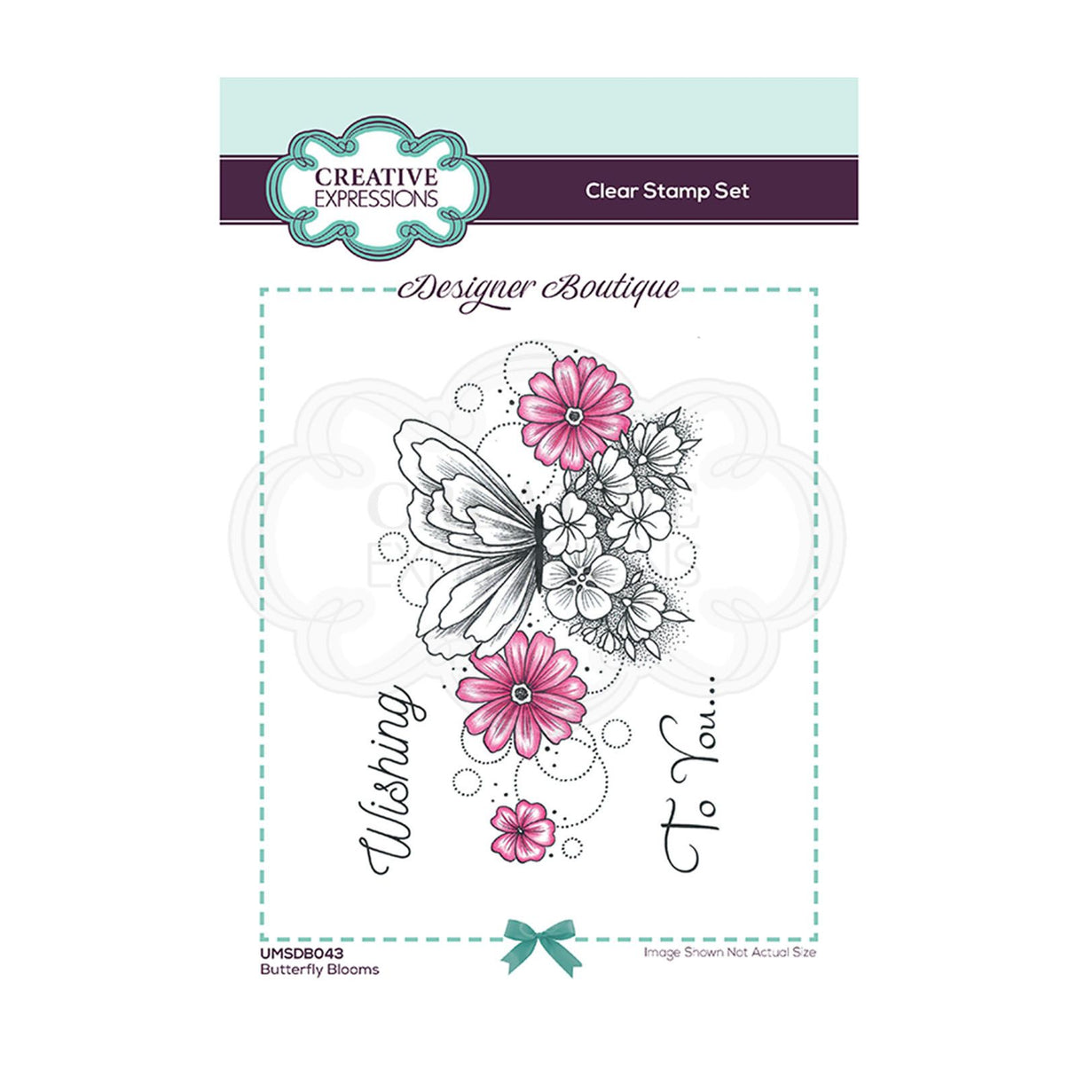 Creative expressions • clear stamp designer boutique butterfly blooms